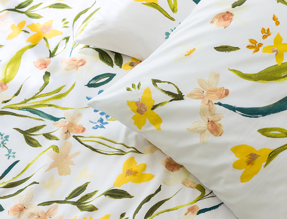 Linge de litFolles jonquilles