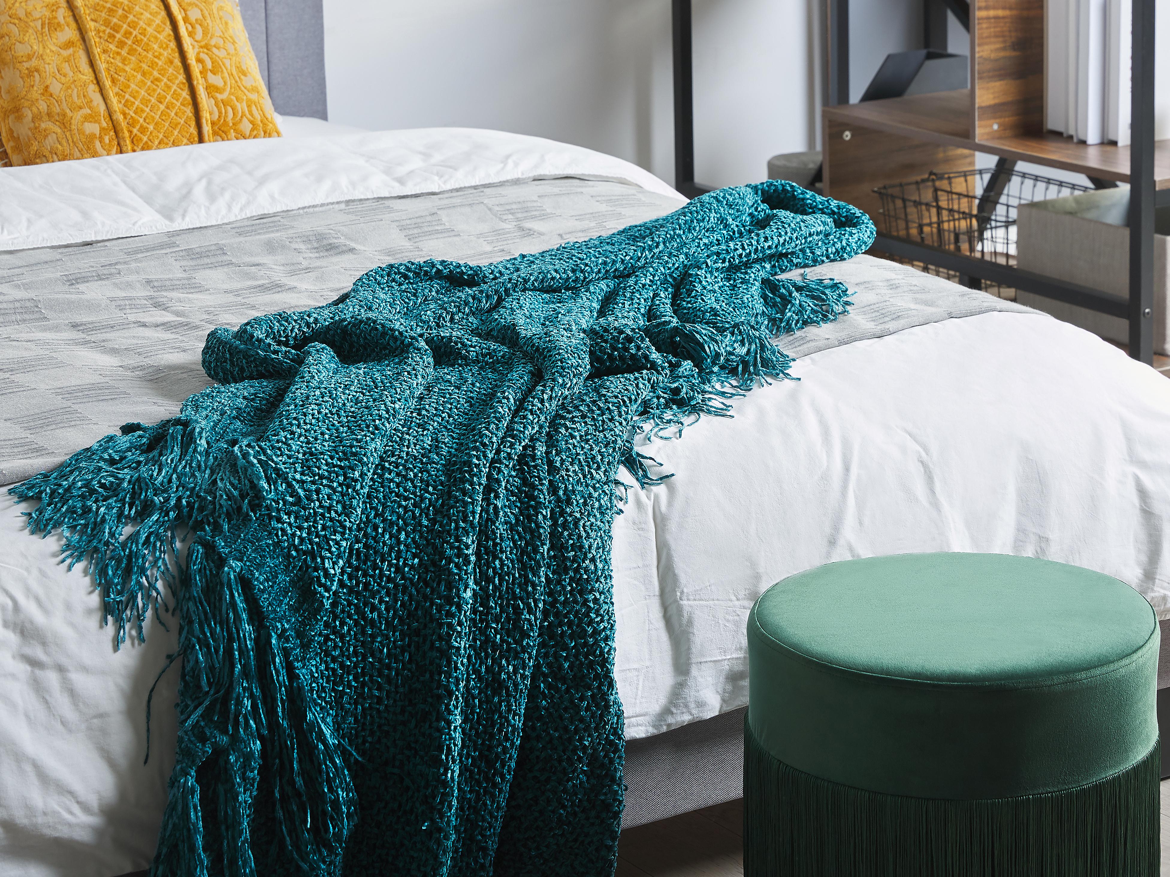 Blanket HAMAT 150 x 200 cm Emerald Green