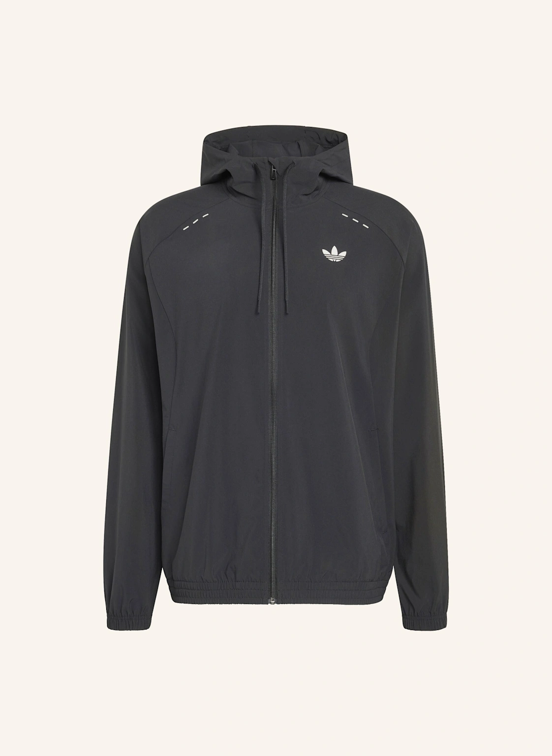 adidas Originals TECH TREFOIL ESSENTIALS ORIGINALS JACKE, KAPUZE, DURCHGEHENDER REISSVERSCHLUSS