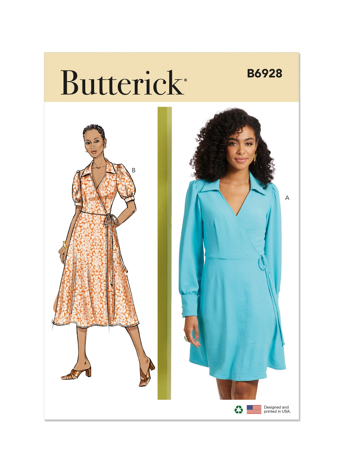Butterick Pattern B6928 Misses' Dress in Two Lengths