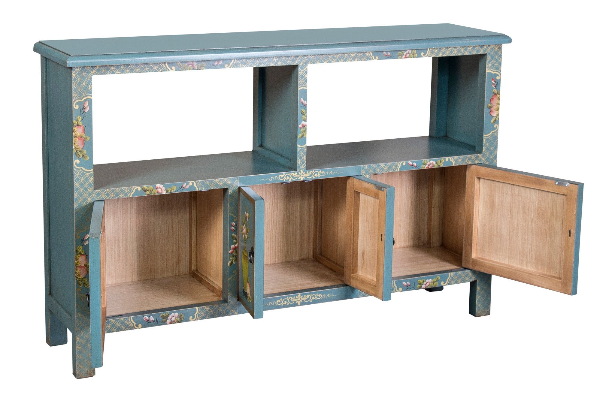Fine Asianliving Chinees Dressoir Blauw