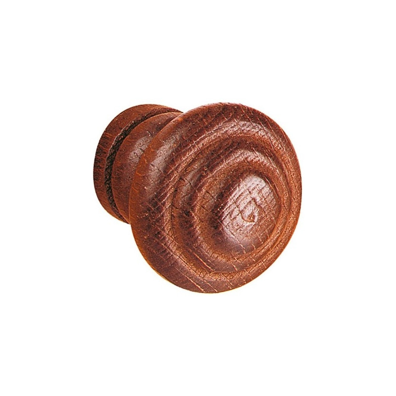 Bouton en frêne brun Ø 33 mm LINEA BERTOMANI