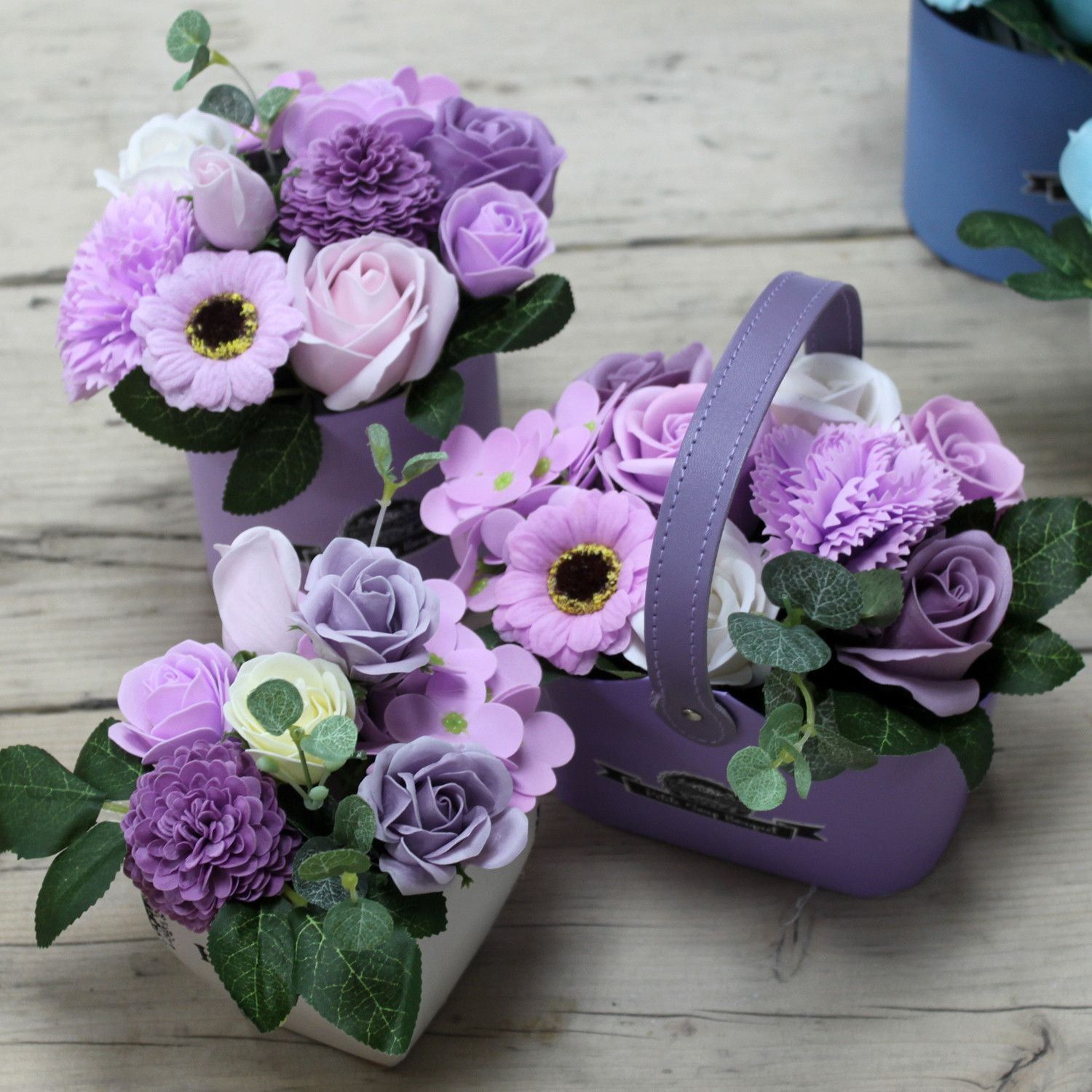 Serenityy Serenityy Petite Soap Flower Bouquet - Soft Lavender