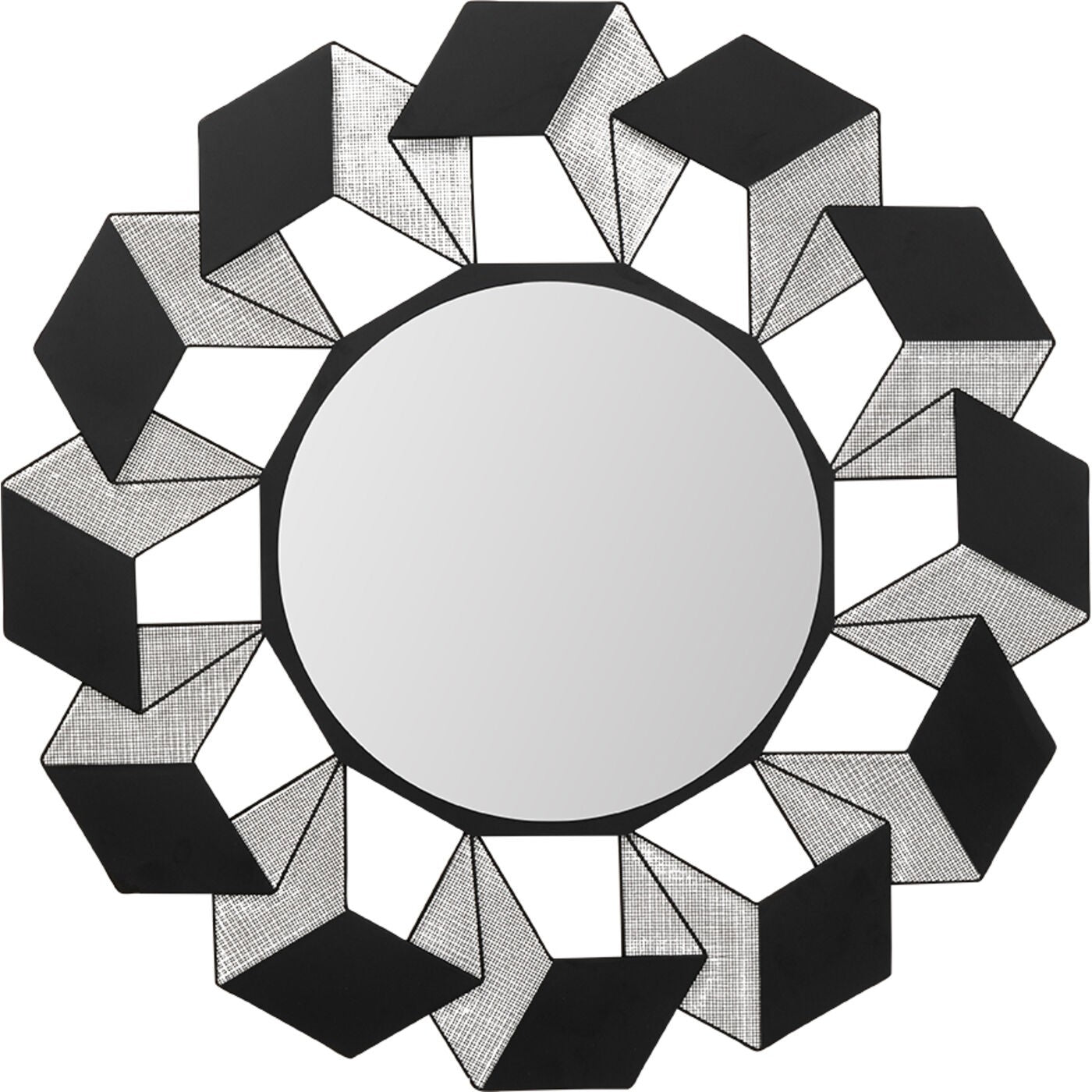 Kare Design Spiegel Cubes Ø104cm
