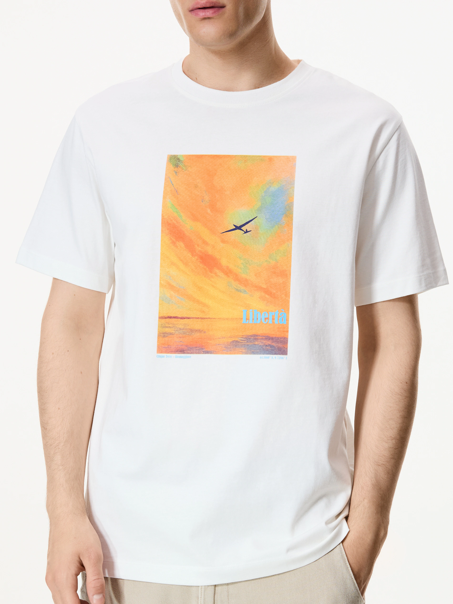T-shirt regular z nadrukiem