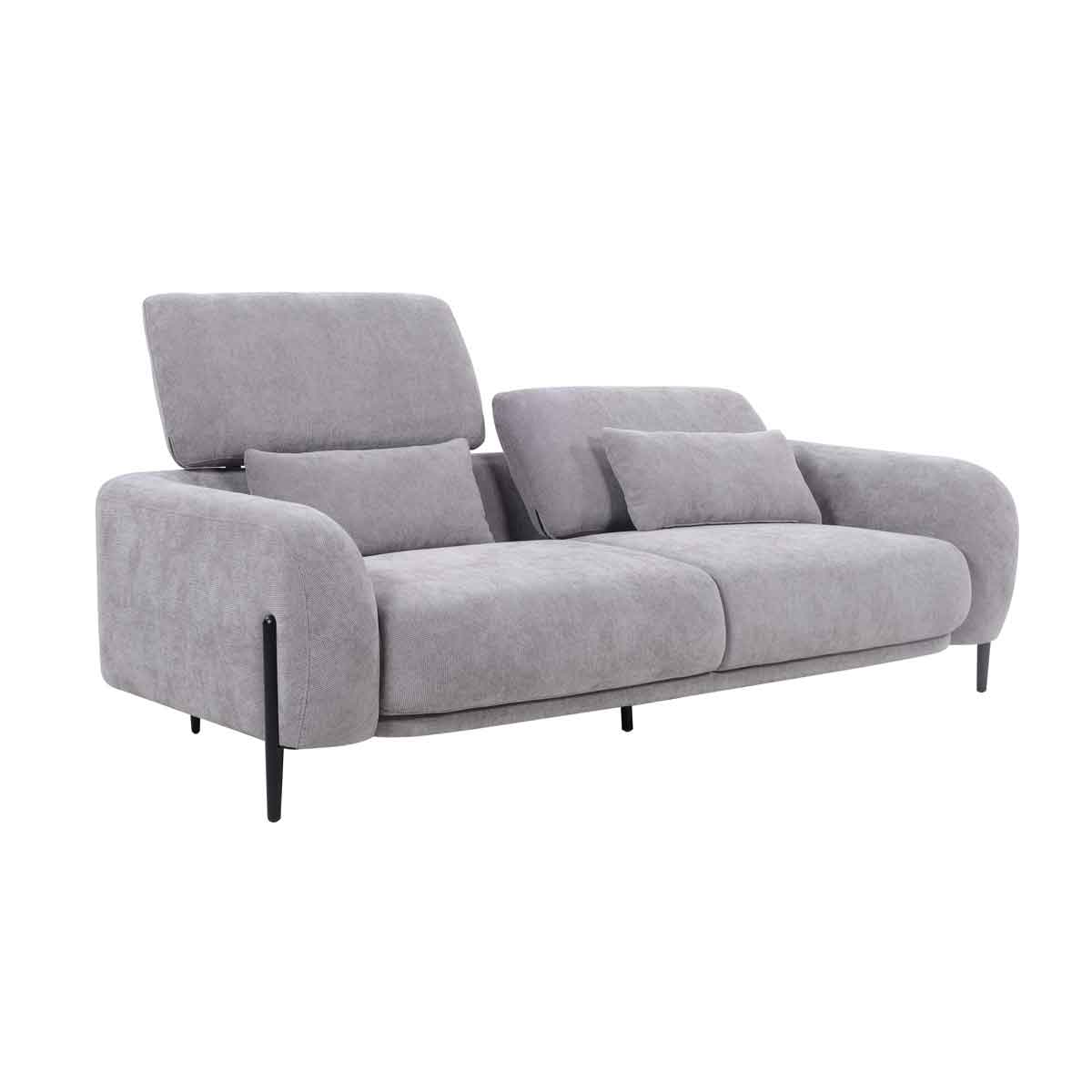 Sofá THIL cinza 3 lugares