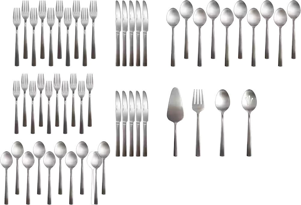 CANVAS Hudson 54pc Stainless Steel Flatware Set, Serves 10