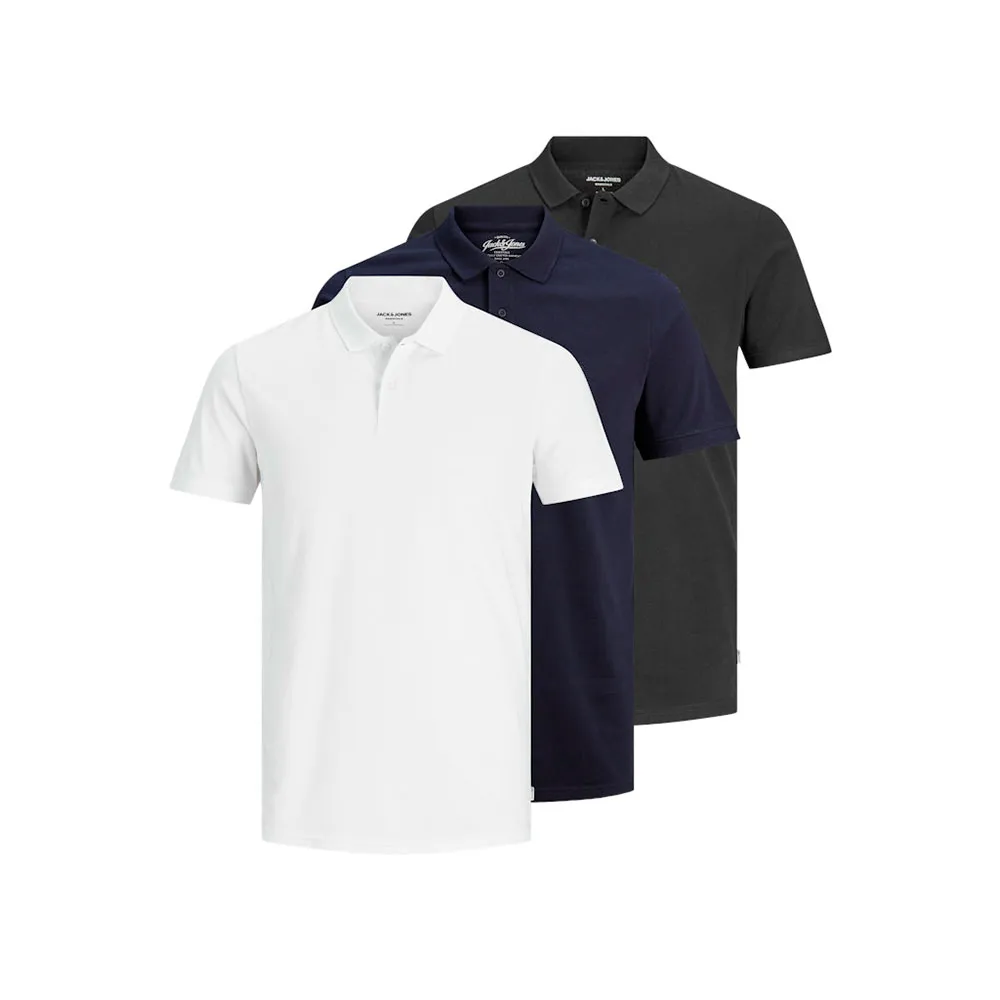 Jack & Jones Basic short sleeve polo 3 units