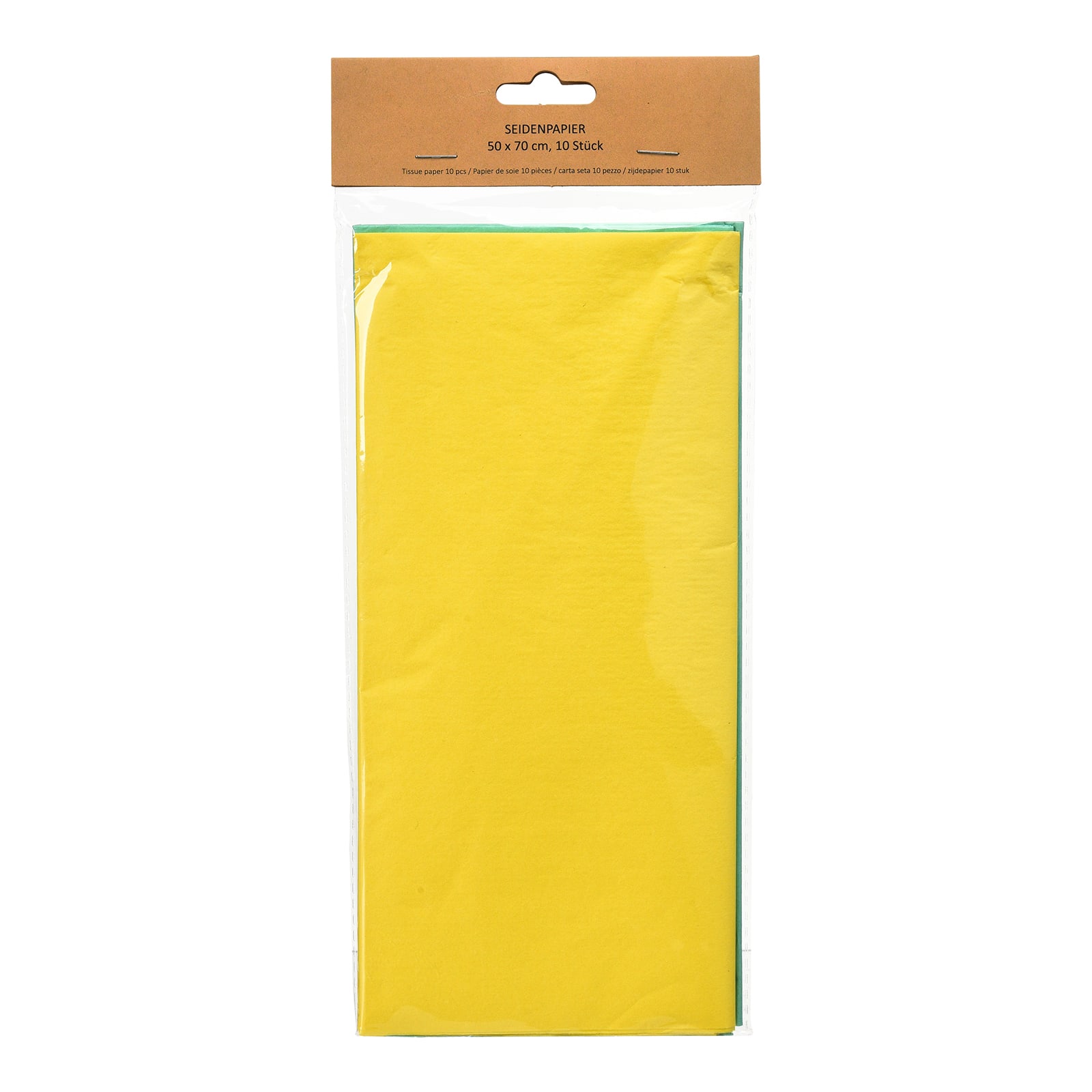 Seidenpapier-Bogen-Set Mix Gelb,L 700 x B 500 mm, 10 -tlg.