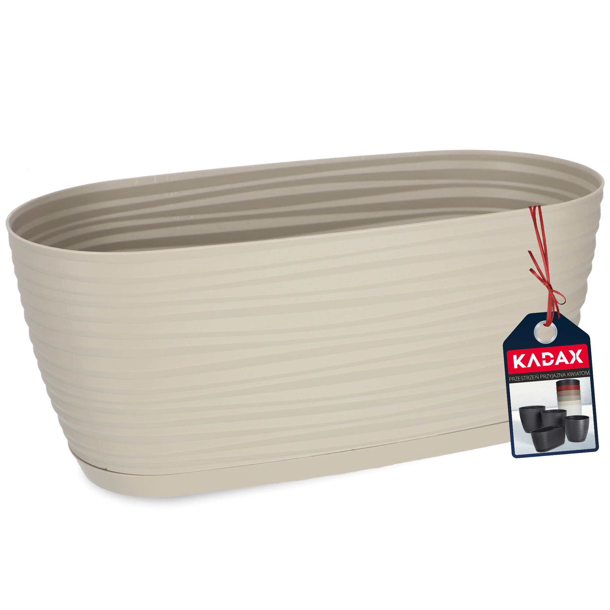 Doniczka Osłonka z Podstawką Donica Kolory 27cm
