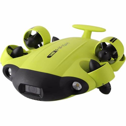 V6 4K UHD Underwater Drone with 328ft Depth, 162�� Wide-Angle Lens, 6 Thrusters  4000-Lumen Lights