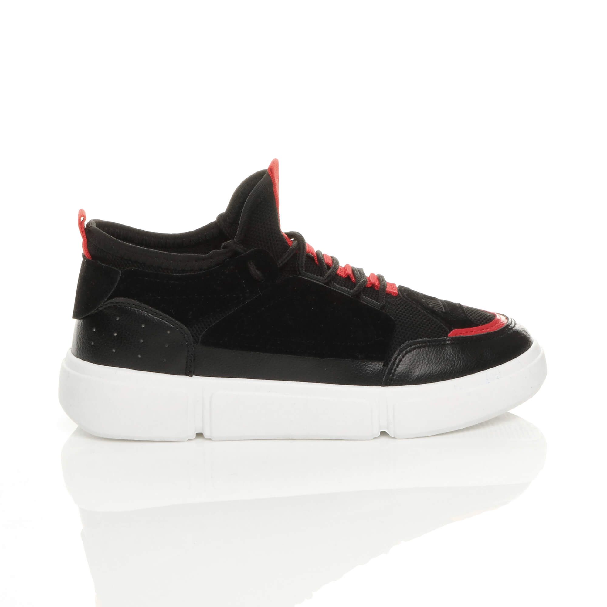 AJVANI Low Heel Retro Trainers Hi Tops