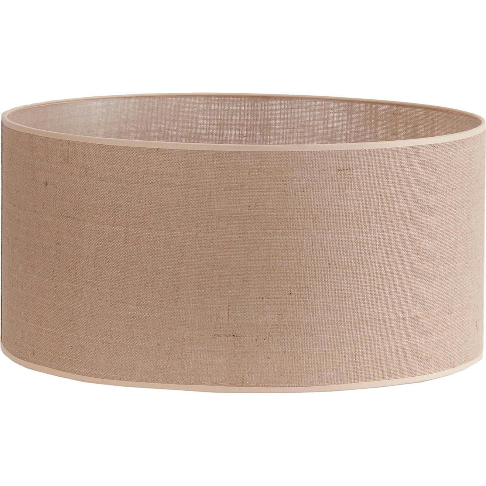 VICAL - Abat-jour Jute Marron 50x50x25 cm