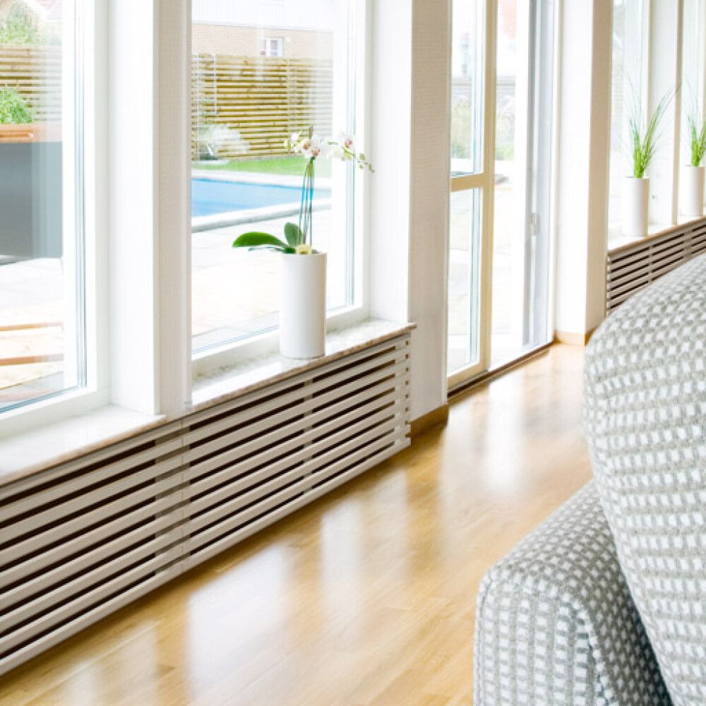 RADIATORSKJULER LUNDBERGS YOKO HVIT 1050X700MM