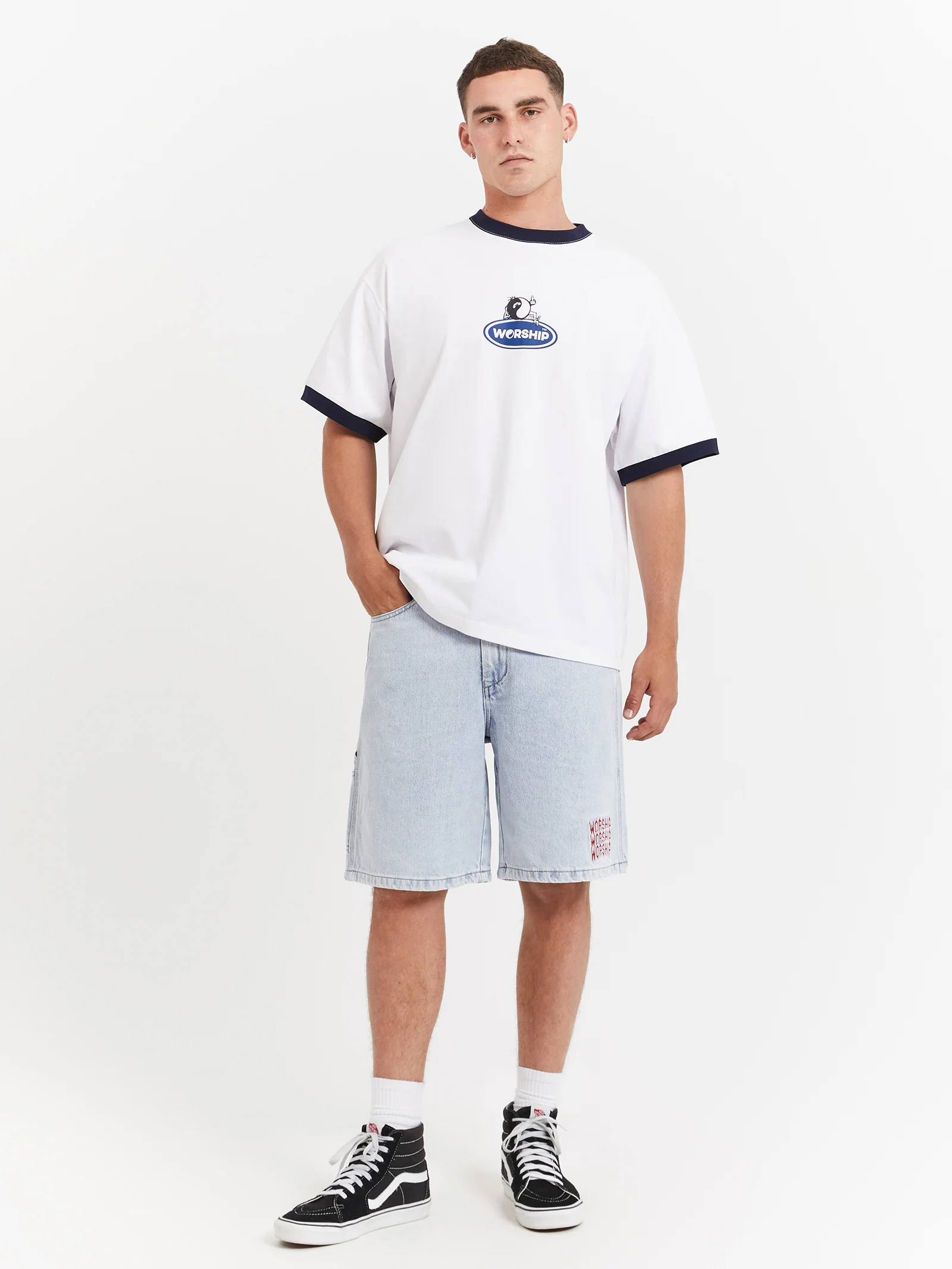 Tommy Two Box Fit Oversized Ringer T-Shirt