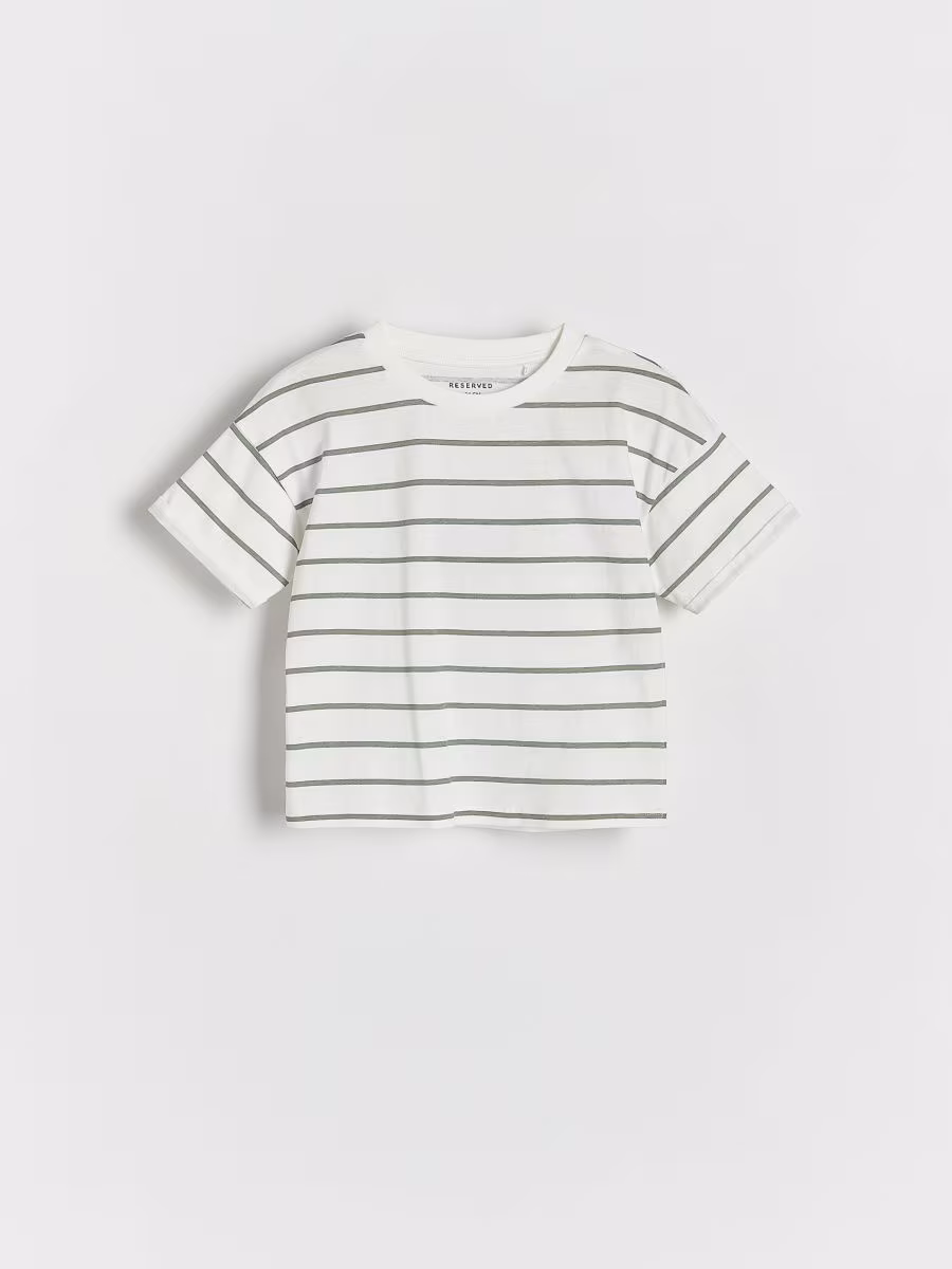 Stripe Cotton T-Shirt