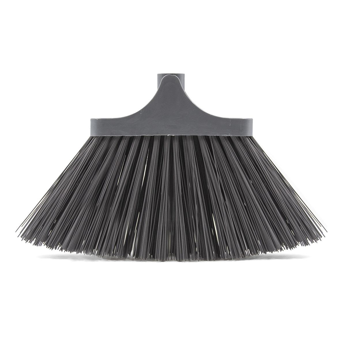 Vassoura cerdas rígidas cinza