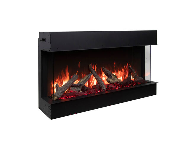 Amantii Smart 50" 3 sided glass electric fireplace Built-in only