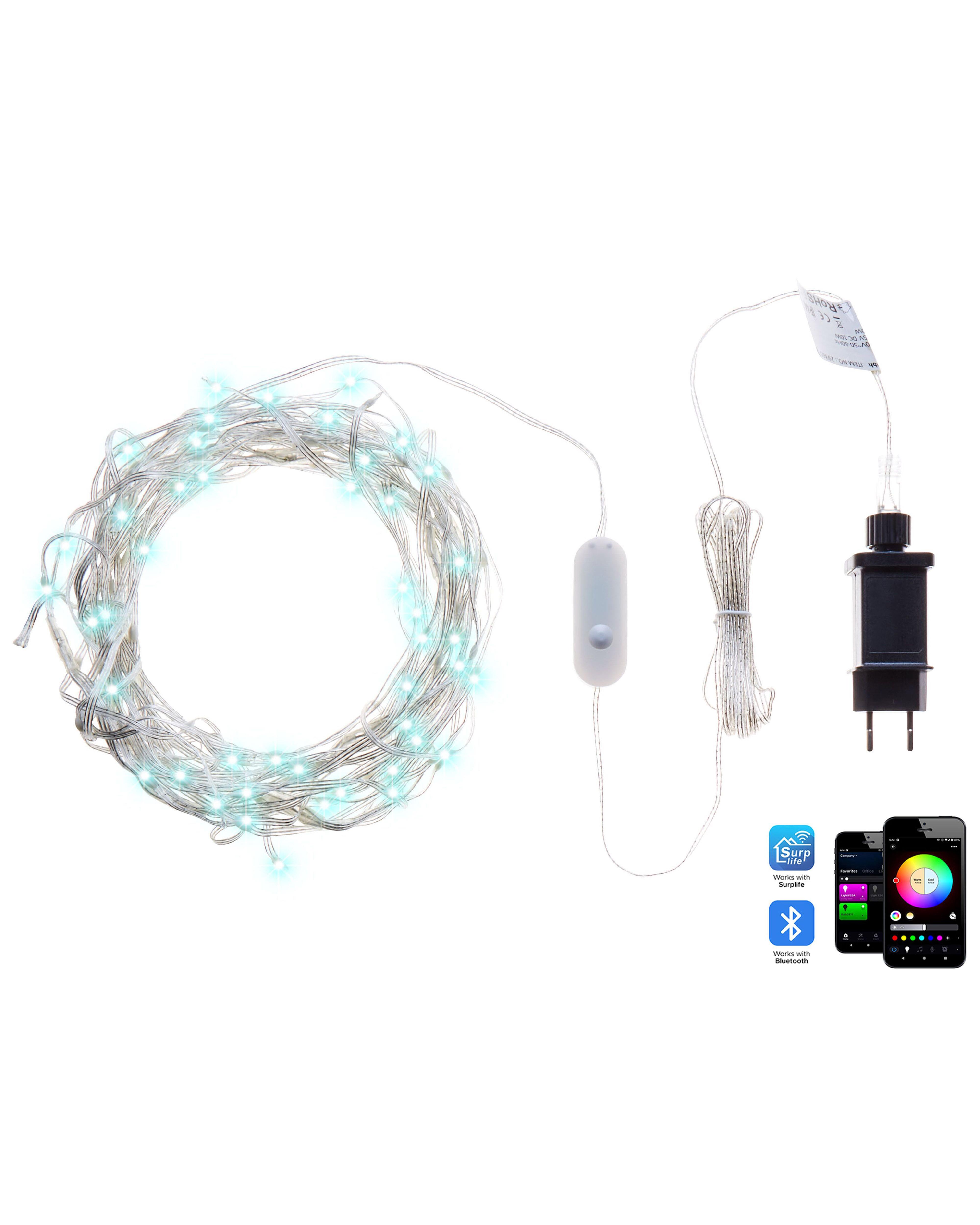 Curtain Lights Smart LED with App KULUSUK 150 x 320 cm Multicolour
