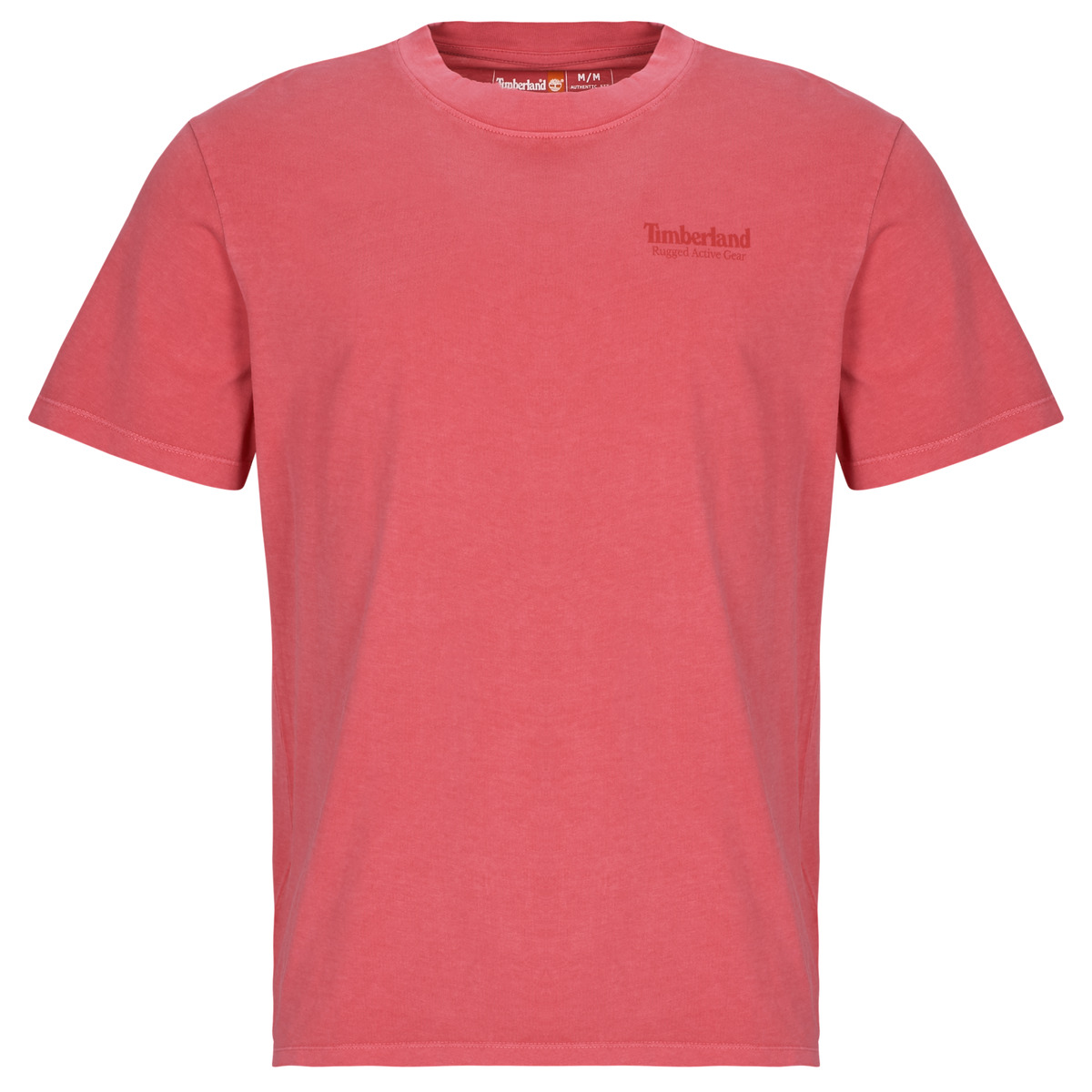 Timberland - RUGGED ACTIVE GEAR BACK GRAPHIC TEE - Red