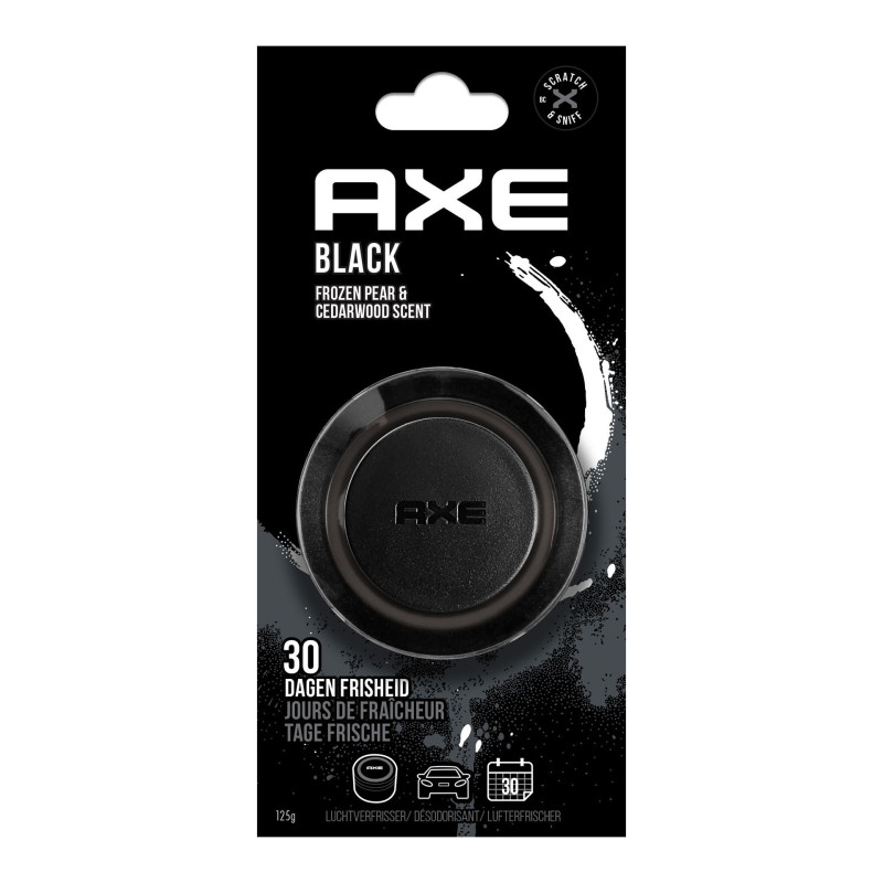 Désodorisant pour voiture Gel Can Black AXE