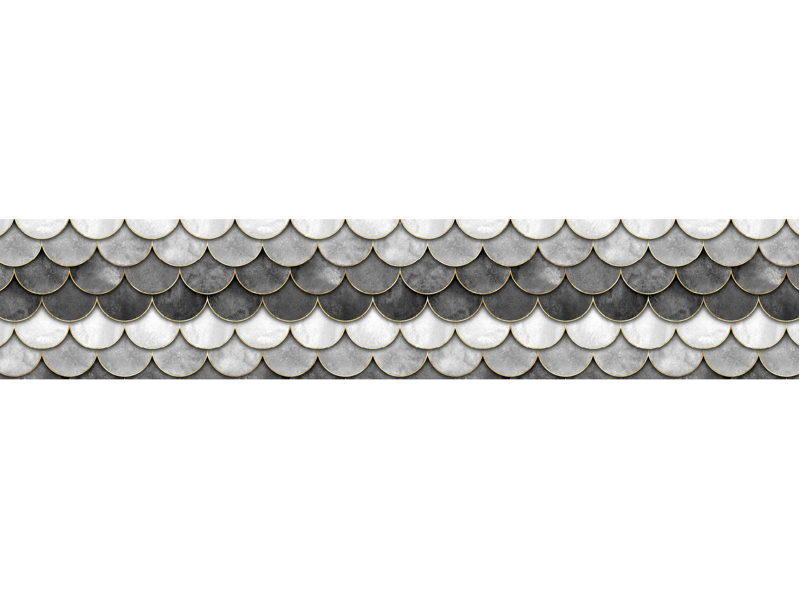 - Crédence adhésive écailles gris 40cmx2m