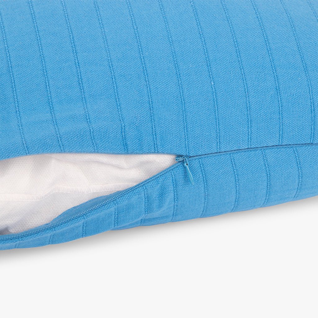 Capa de Almofada Algodão Azul PALMI