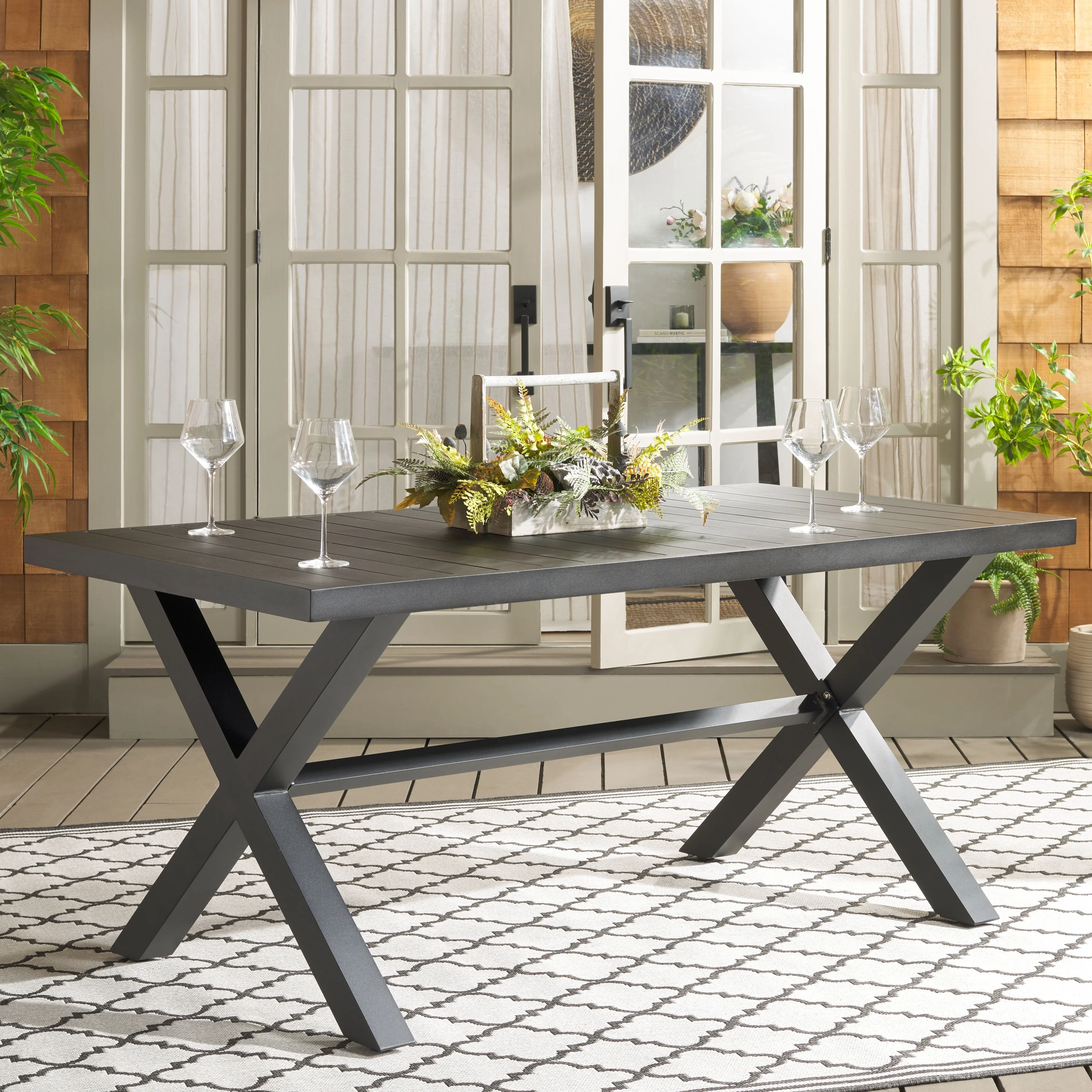 SAFAVIEH Outdoor Living Core Dining Table - 35W x 68D x 30H