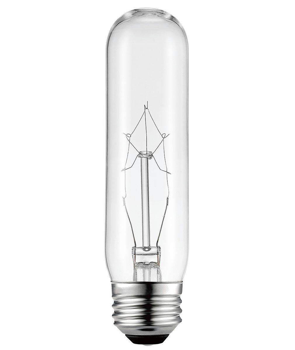NOMA T10 E26 Base Dimmable Incandescent Light Bulb, 180 Lumens, Warm White, 25W