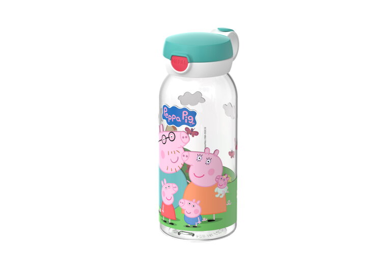 Campus drinkfles met flipdop 600 ml - Peppa Pig