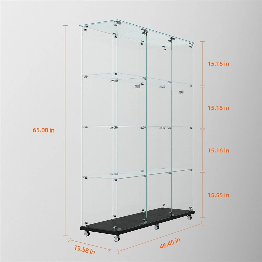 Tempered Glass Display Cabinet,Storage Cabinet,File Cabinet,with LED