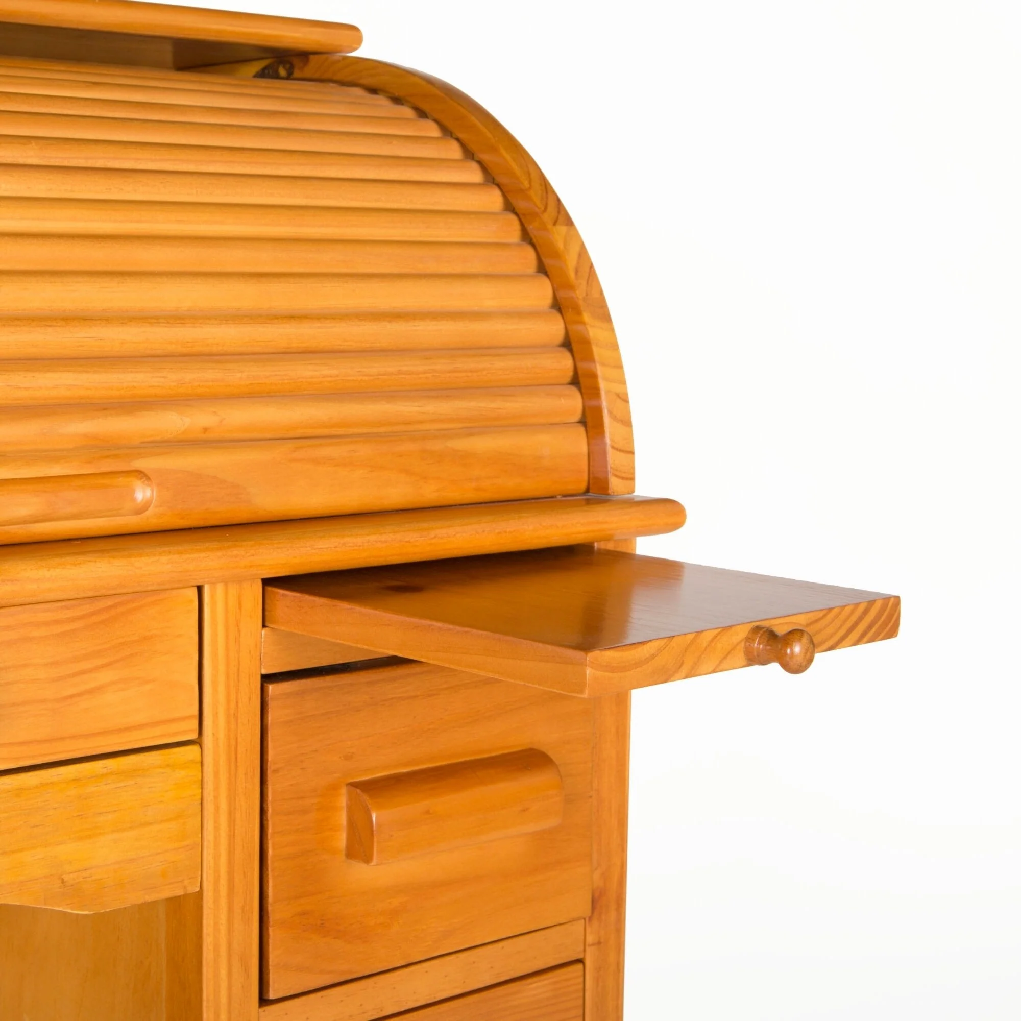 Jr Rolltop Light Oak Desk