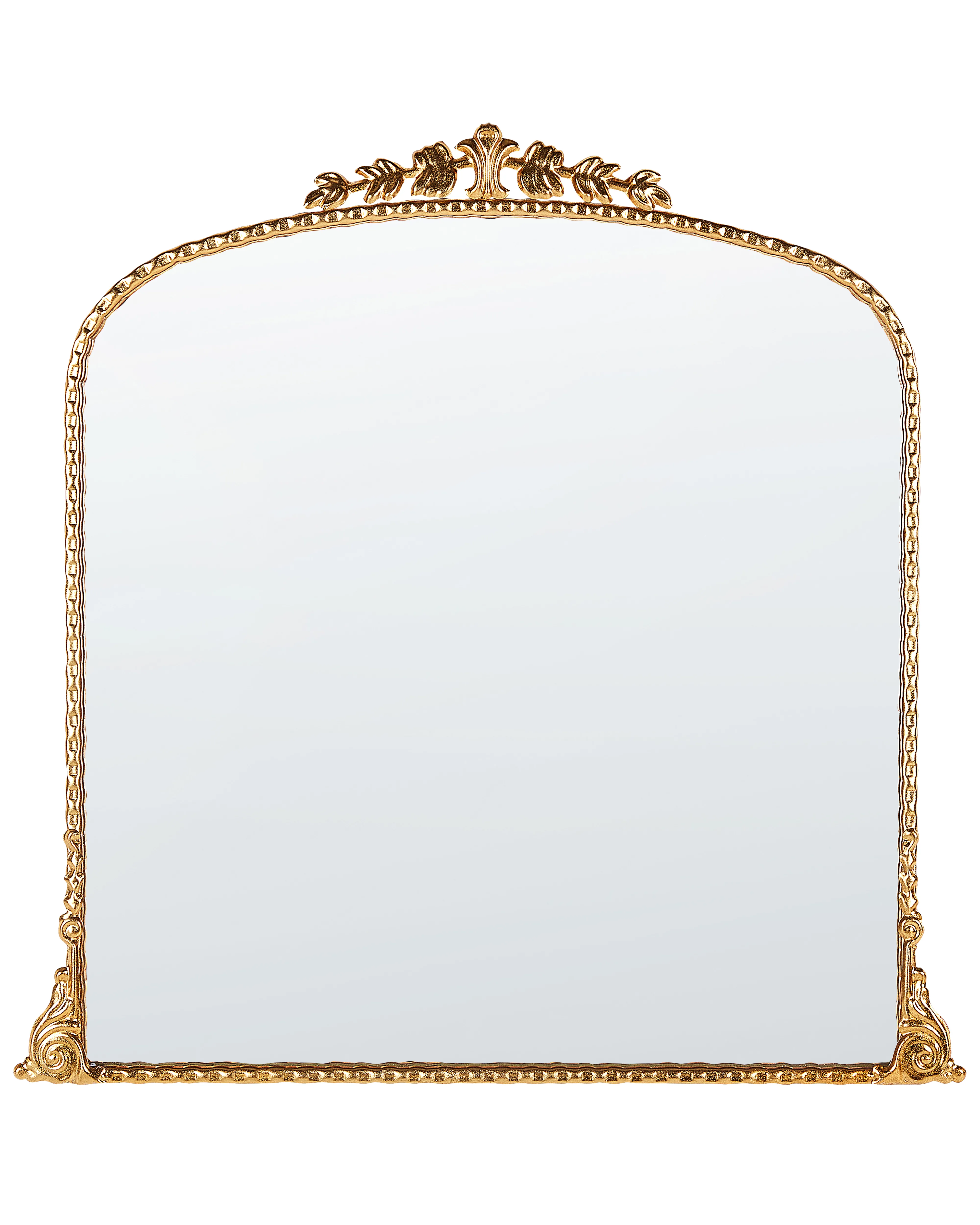 Wall Mirror LIVRY 51 cm 114 cm Metal Gold