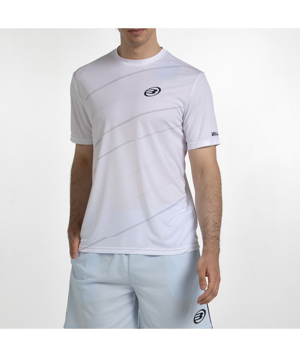 CAMISETA BULLPADEL CASINAS BLANCO