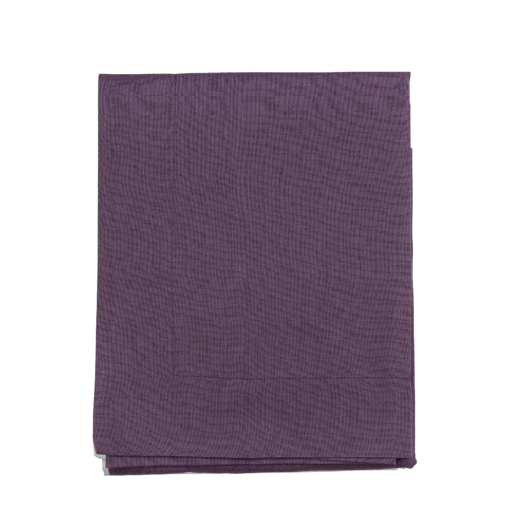 - Taie de traversin en 100% coton violet parme 43x235 cm