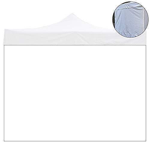 Bâche latérale blanche imperméable 3x2m, de remplacement pour tonnelle pliante 3x3m