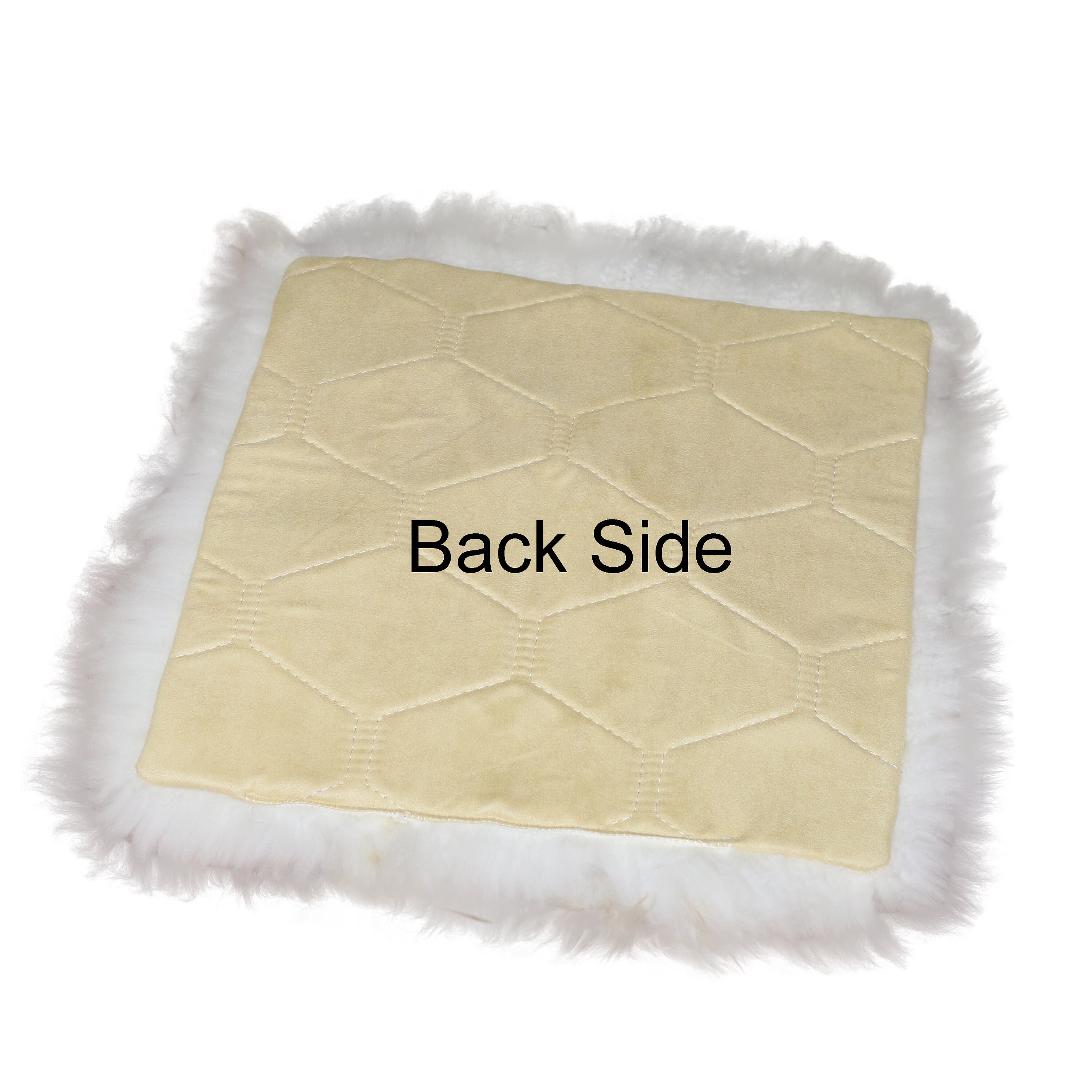 Glacier Wear Sheepskin Square Chair Cushion - shp100