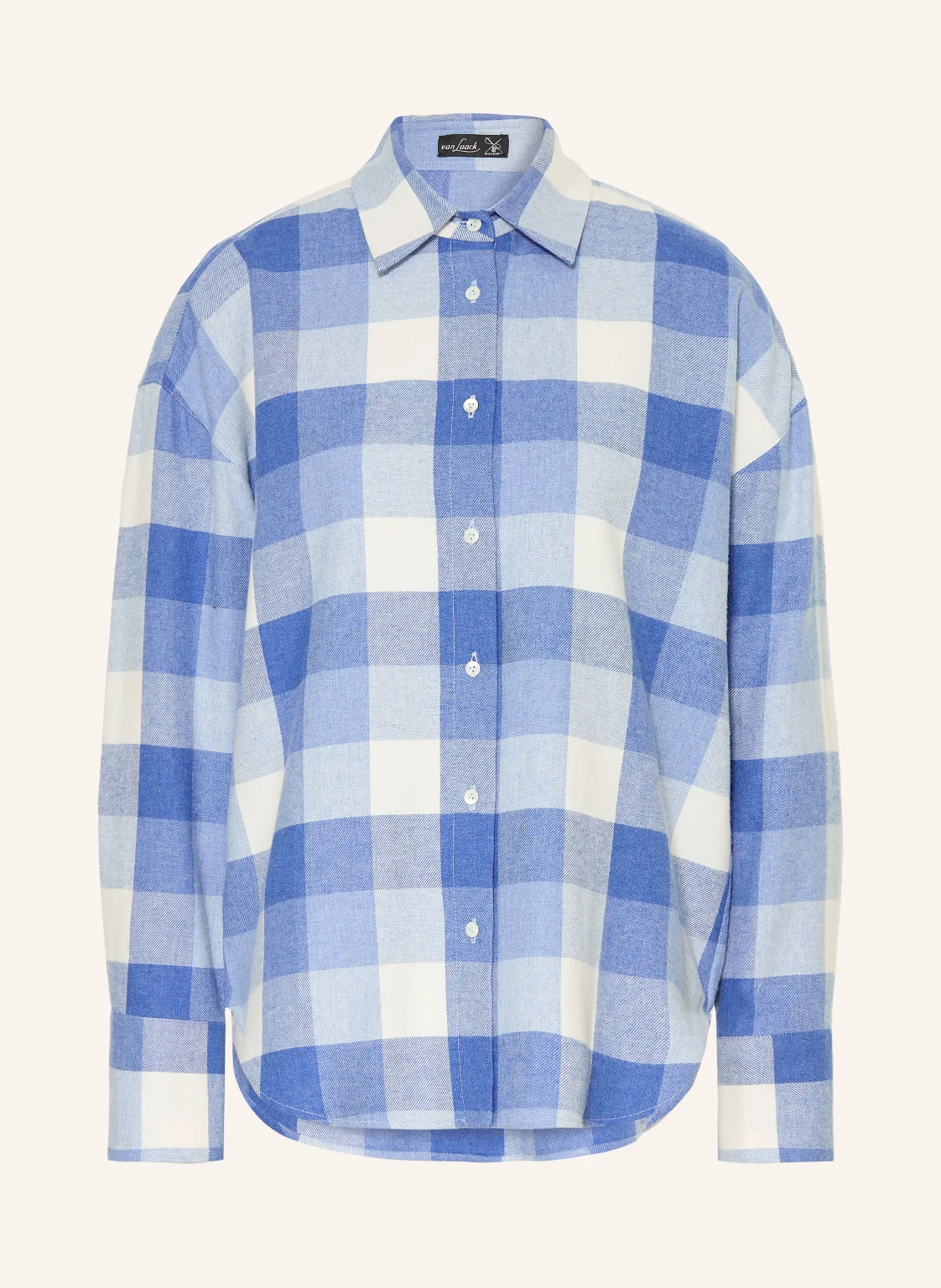 van Laack Hemdbluse VL-BESNA-SVKN aus Flanell