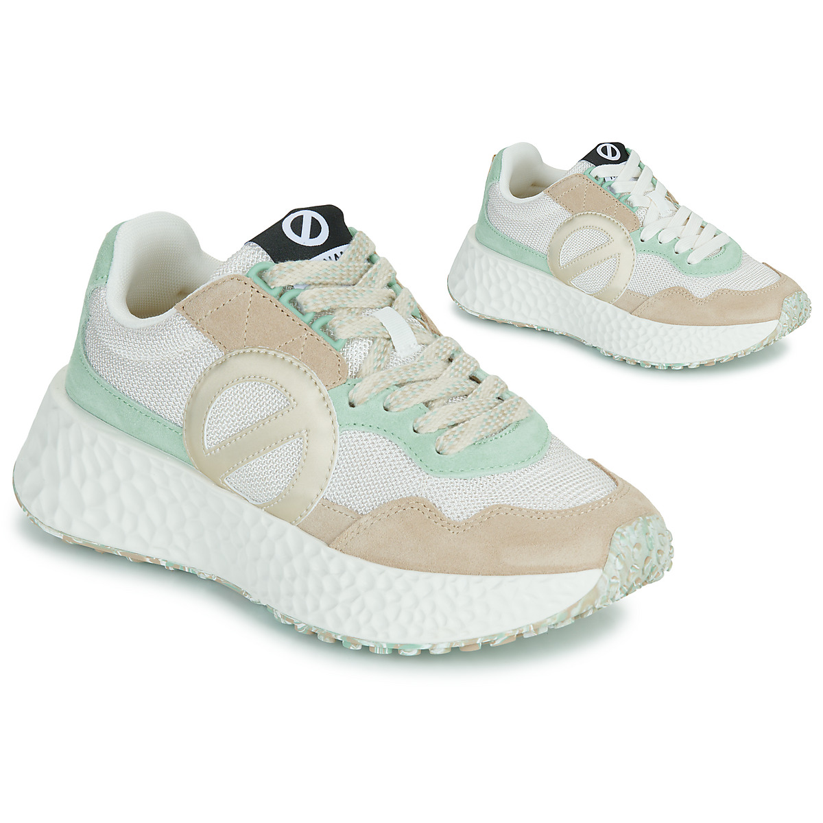 No Name - CARTER JOGGER W - White / Beige / Gold