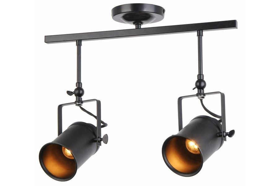 Lampa wisząca czarna Gemma 2xE27x40W wym: 42x55x12 cm Reality