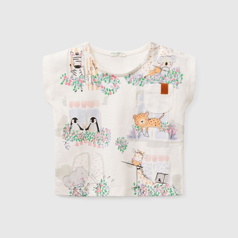 Boxy fit t-shirt in cotton
