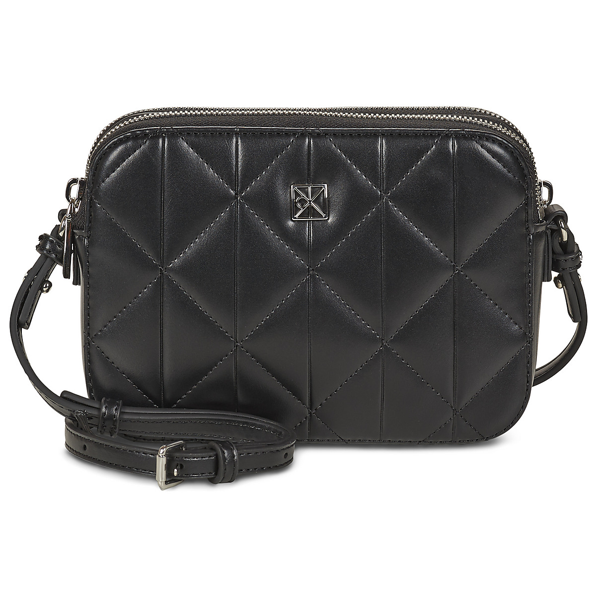 Calvin Klein Jeans - QUILTED CAMERA BAG - Black