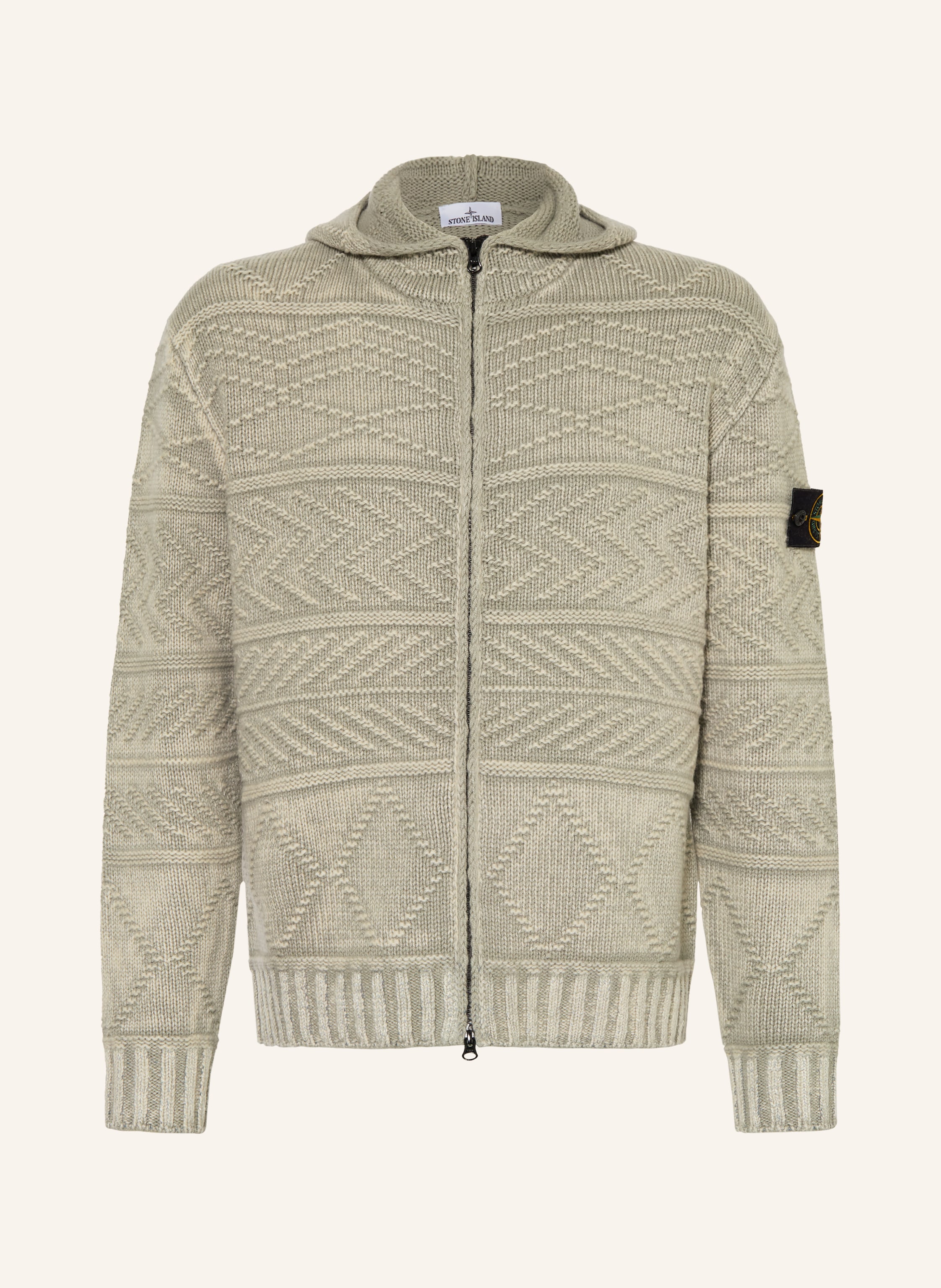 STONE ISLAND Strickjacke aus Cashmere