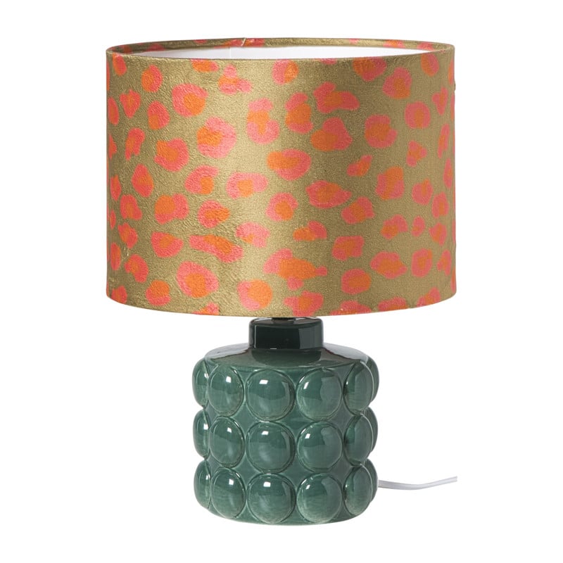 Lampvoet bollen - groen - &Oslash;13x22 cm