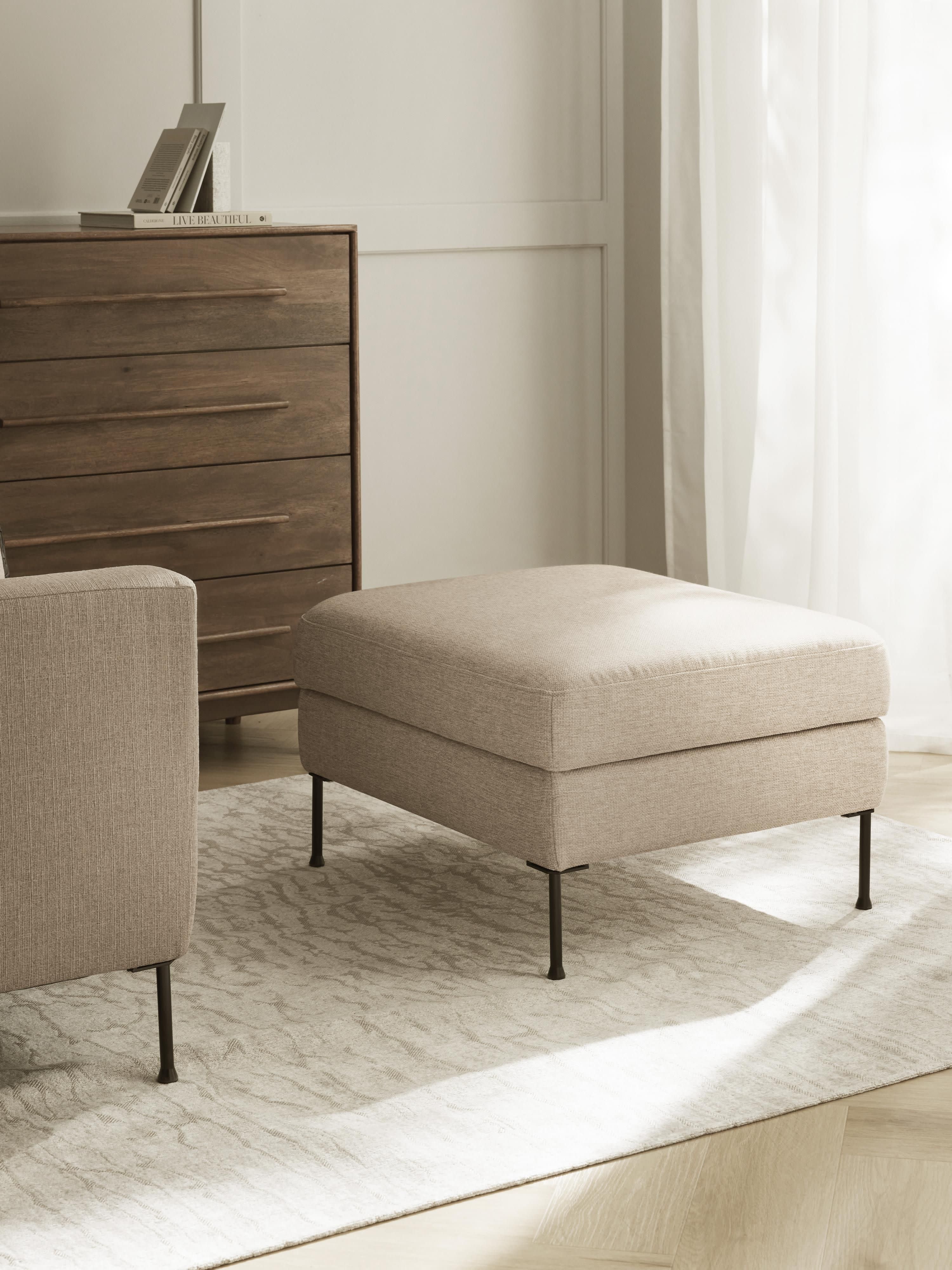 Sofa-Hocker Cucita mit Stauraum