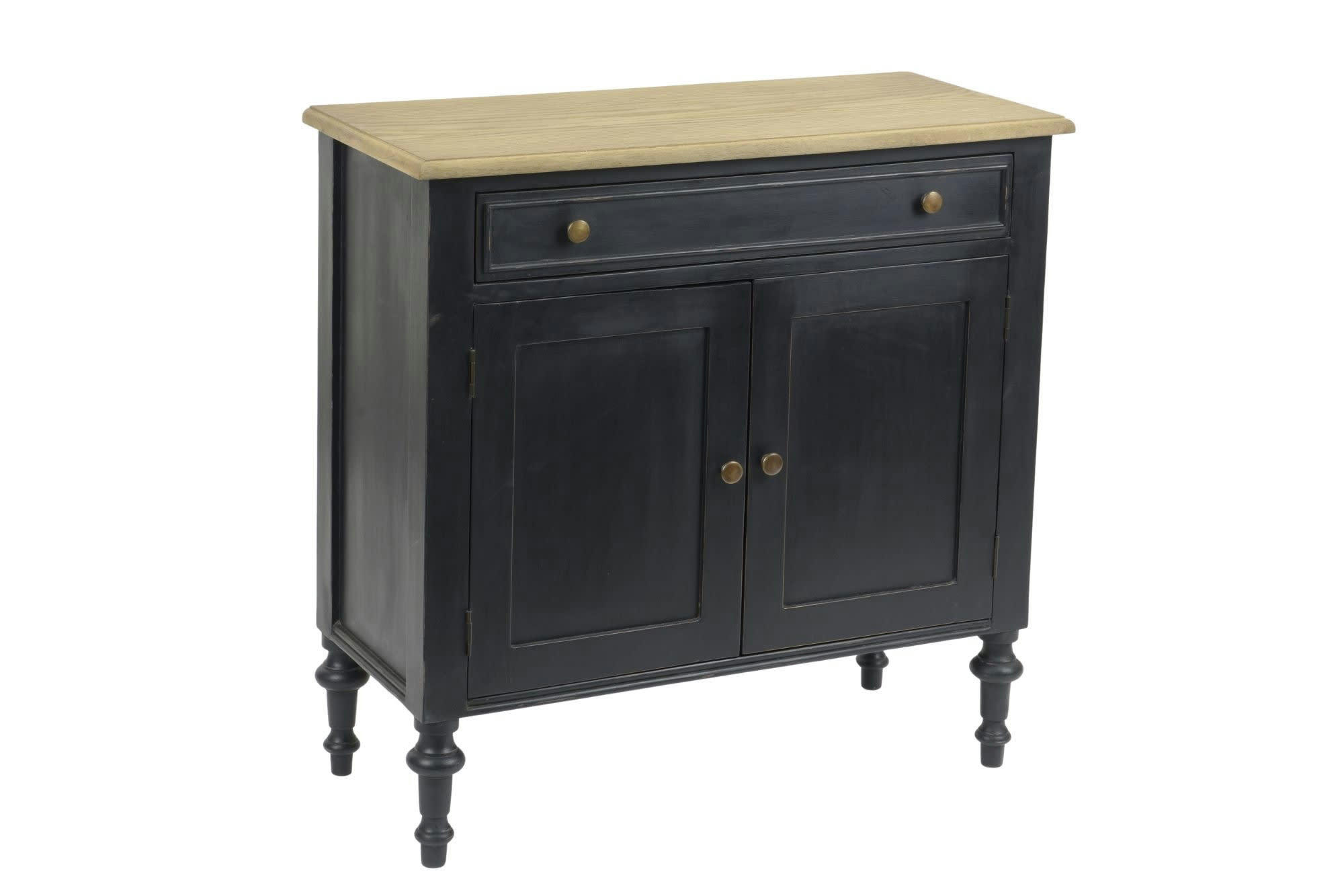 NEYLA - Buffet en bois 2 portes 1 tiroir