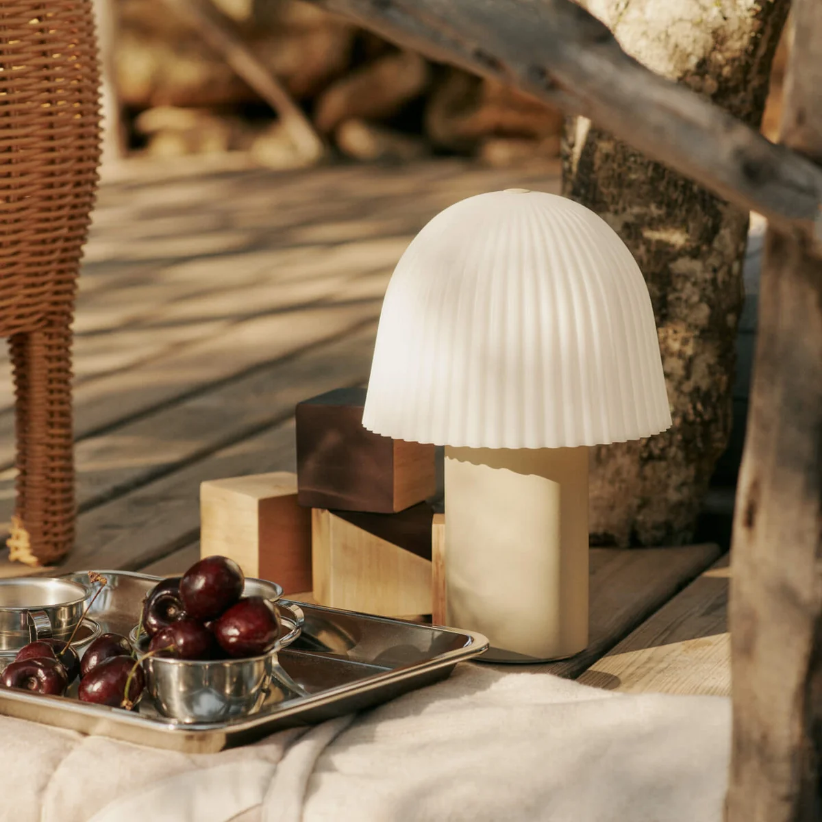 Ferm Living - Frill LED Akku-Leuchte