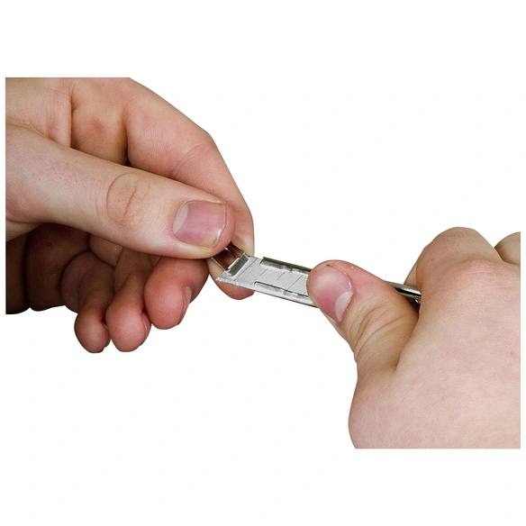 Cuttermesser »0-10-411«, für allgemeine Schneidearbeiten, gelb
