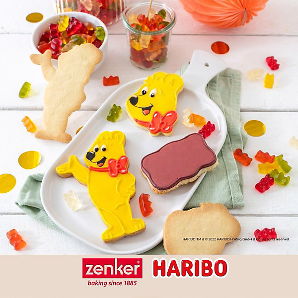 Lot de 3 emporte-pièces oursons en inox Zenker Haribo