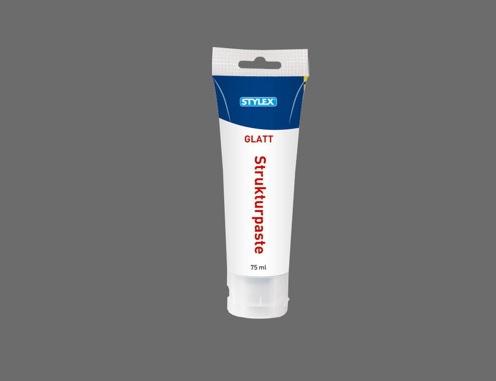 Strukturpaste weiß matt